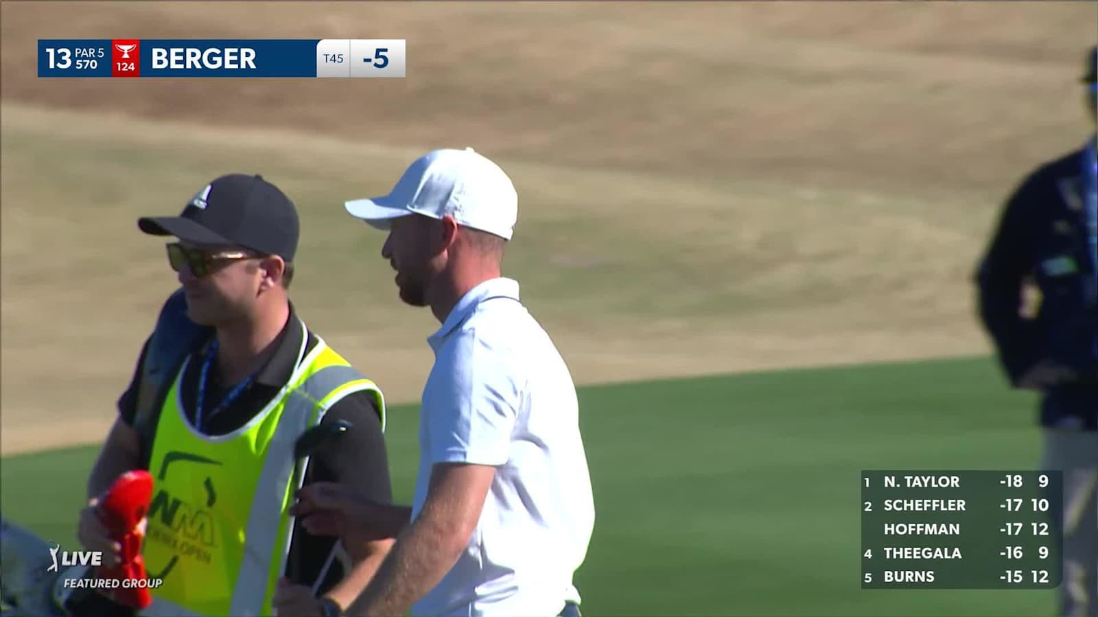 Daniel Berger makes birdie on No. 13 at WM Phoenix Open