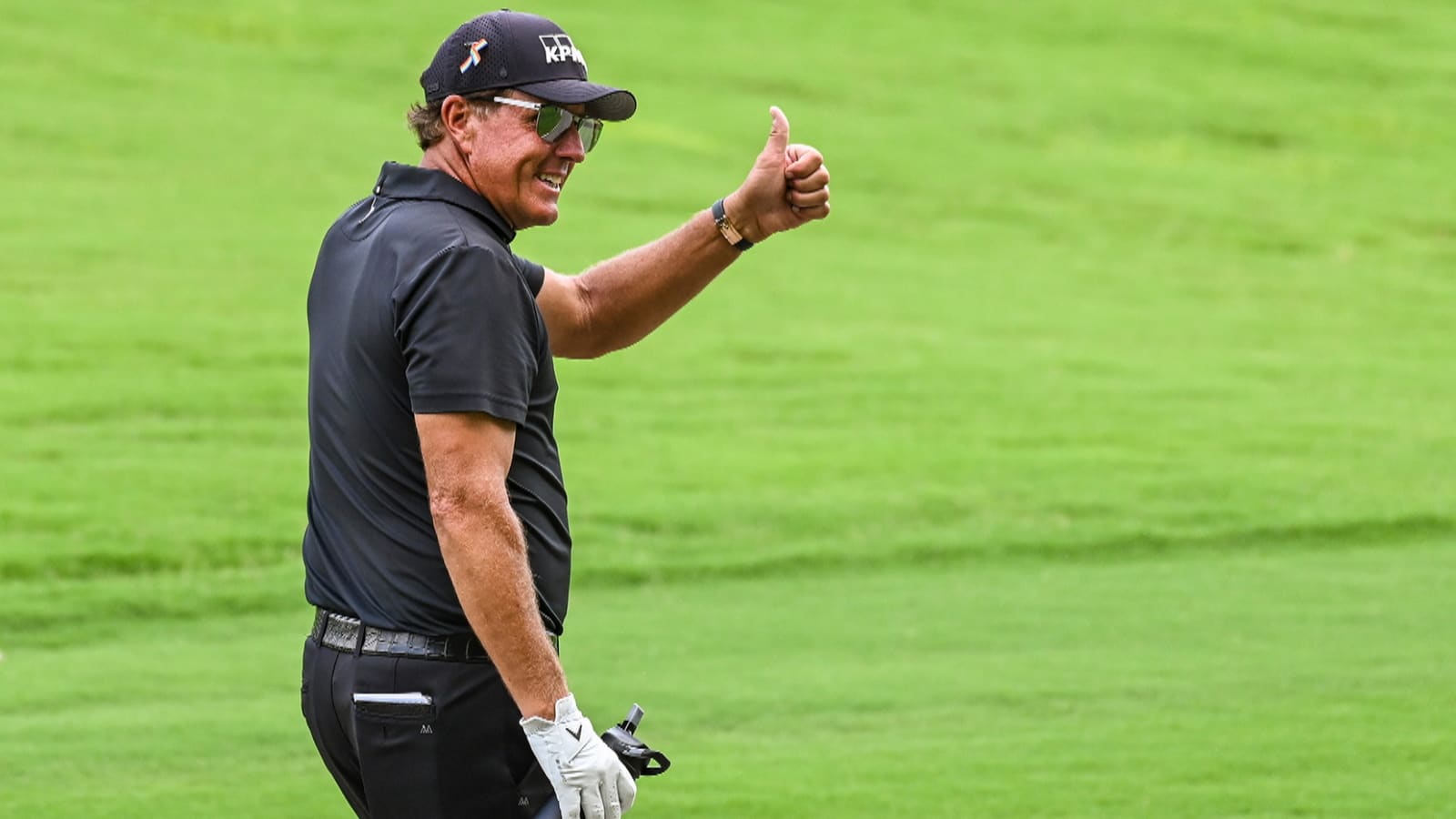 Phil Mickelson's best shots over obstacles