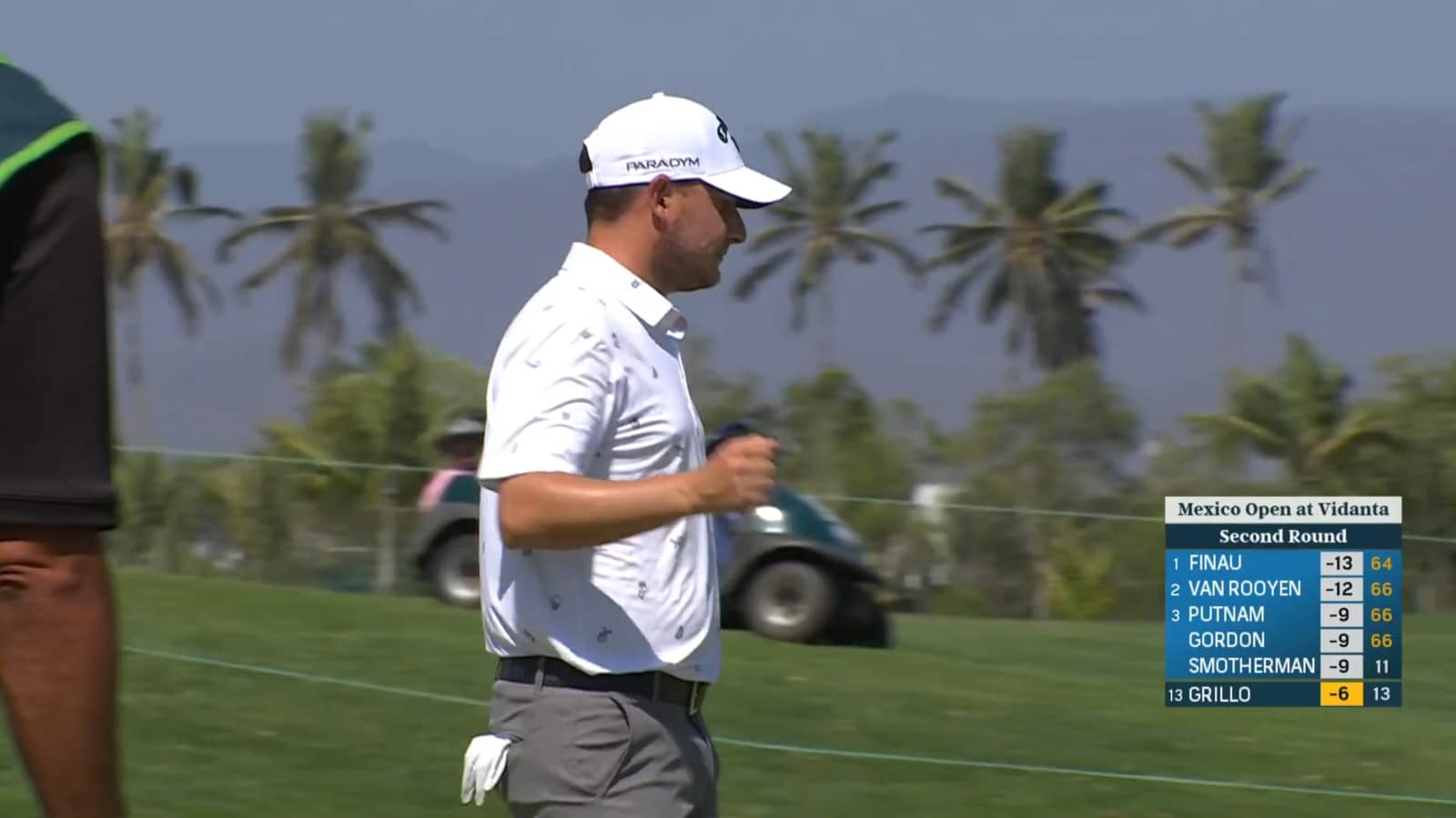 Emiliano Grillo sinks 21-foot birdie at Mexico Open