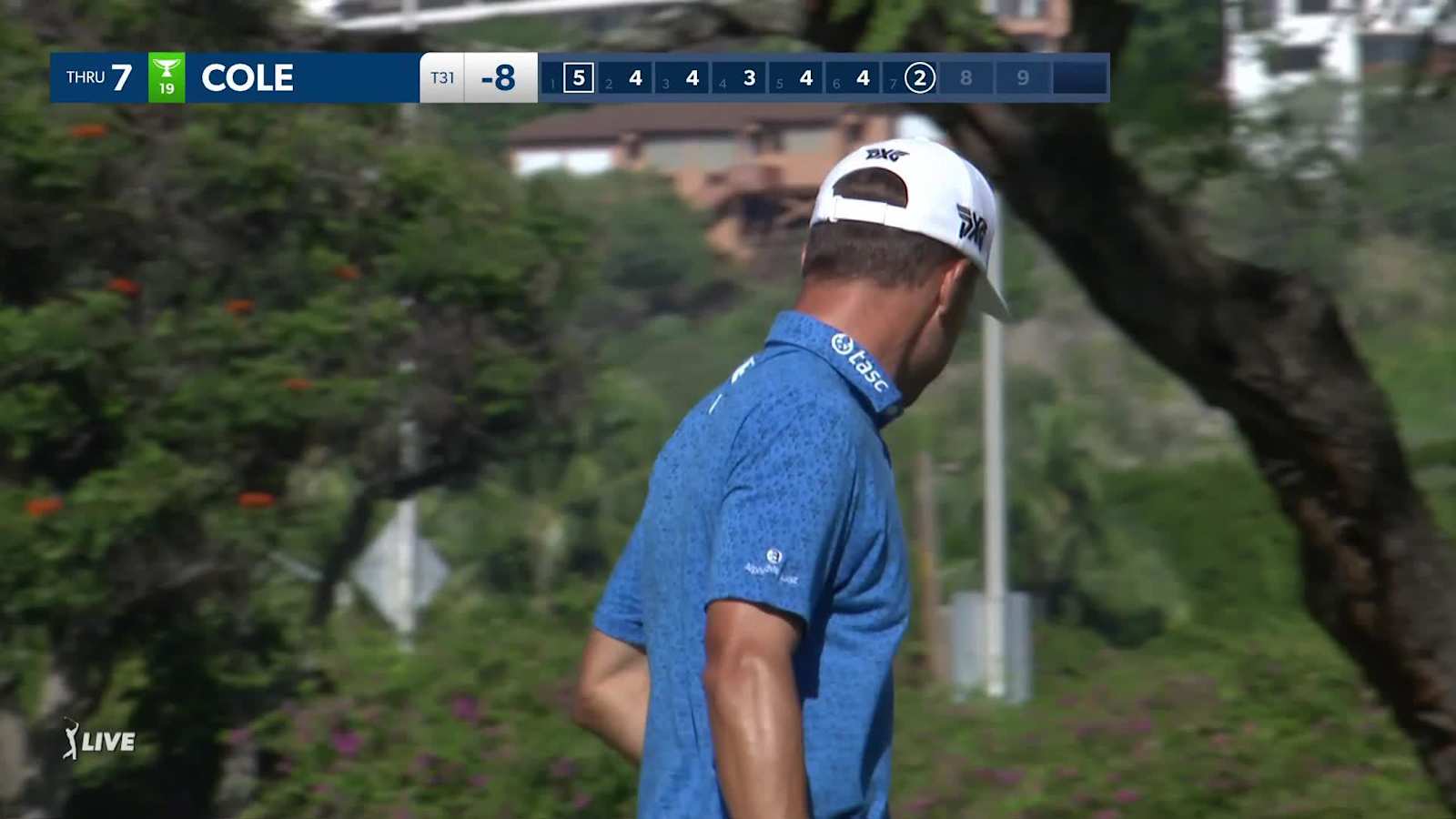 Eric Cole dials in tee shot and birdies at Sony Open