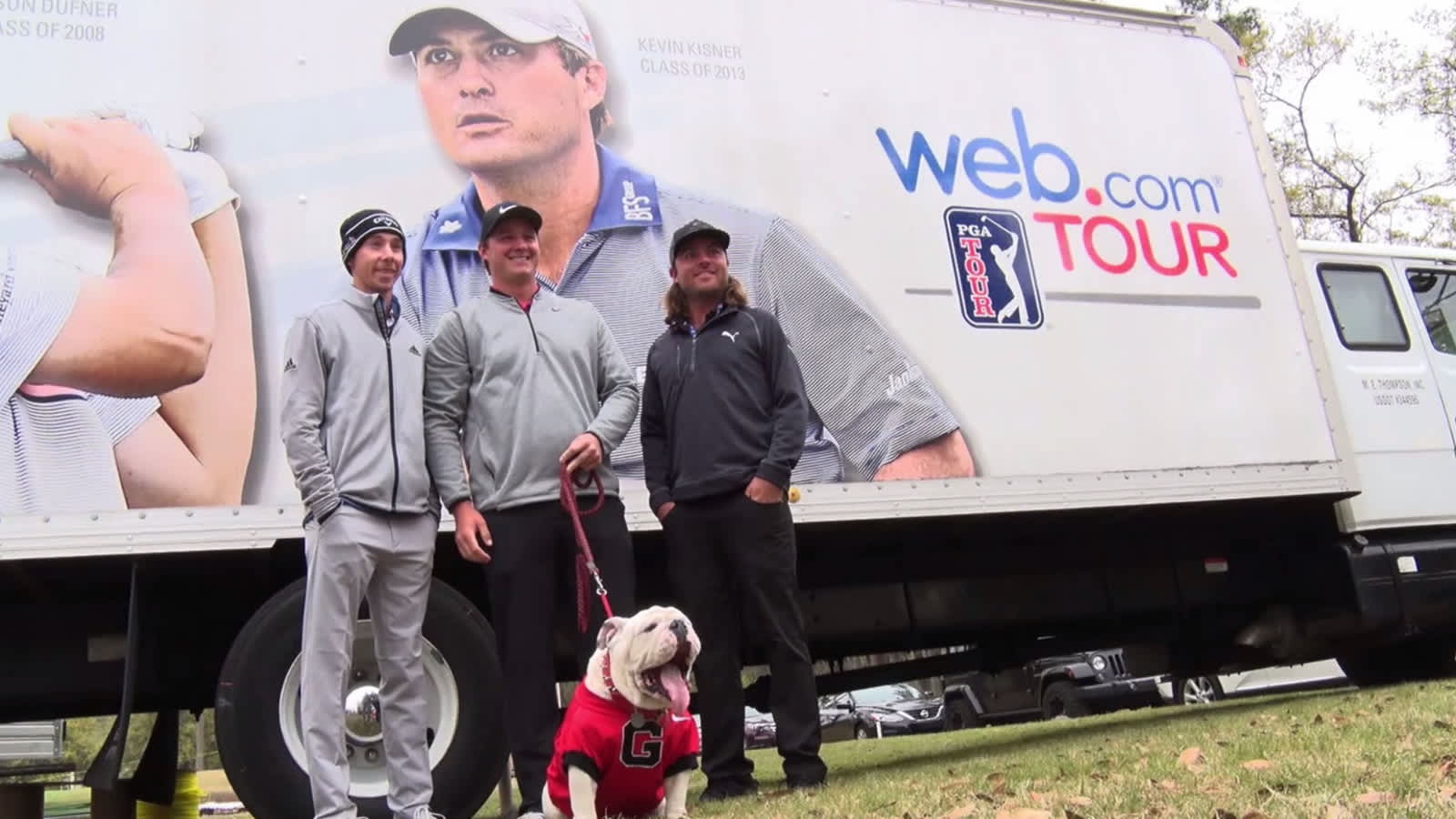 Georgia Bulldogs mascot Uga visits Savannah Golf Championship