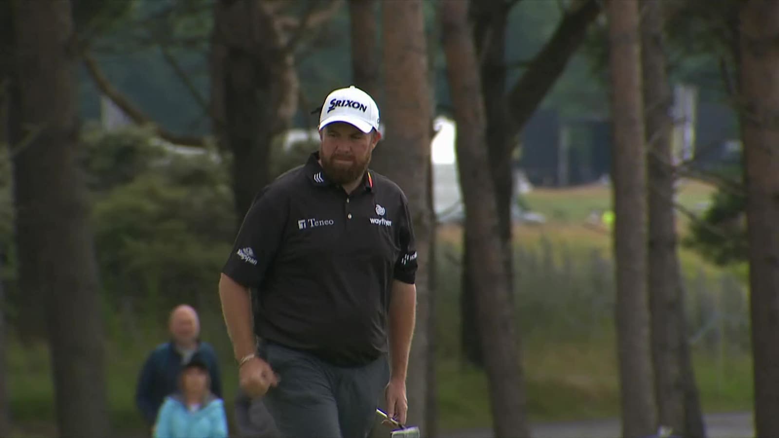 Shane Lowry drains a 34-foot putt for birdie at Genesis Scottish Open