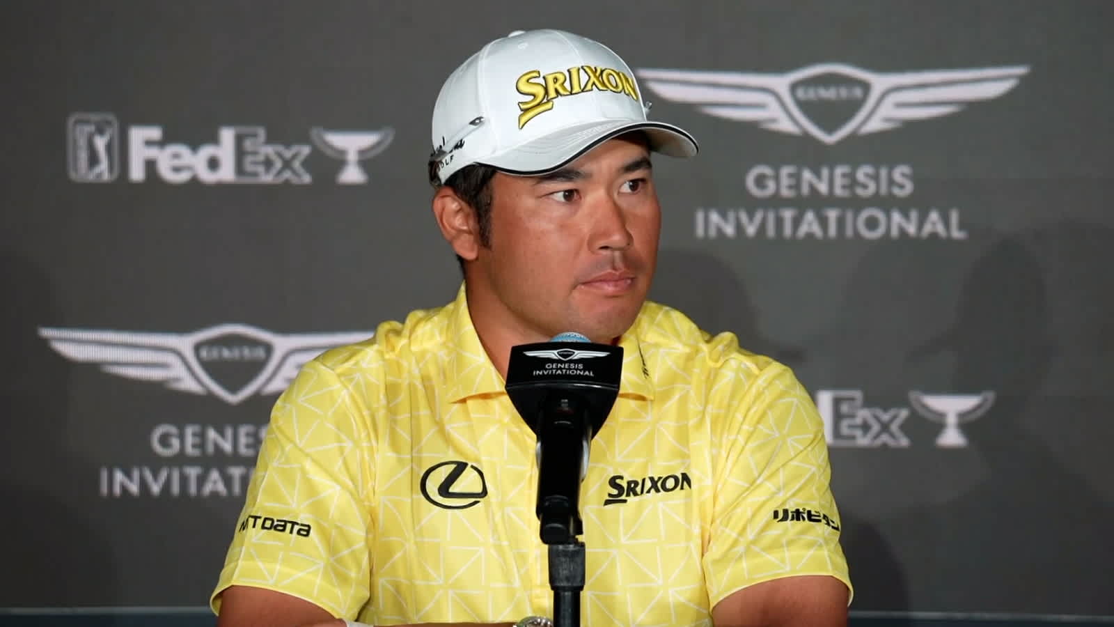 Hideki Matsuyama news conference after winning The Genesis