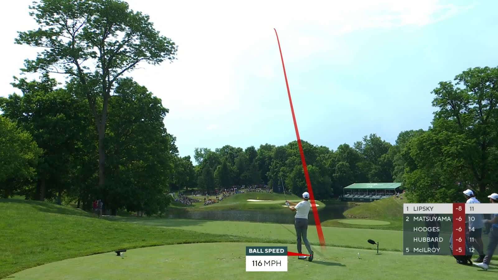 David Lipsky's near ace leads to birdie at the Memorial
