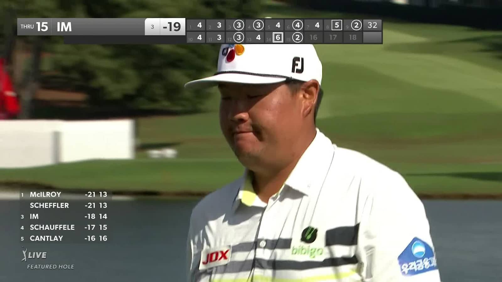 Sungjae Im's aggressive tee shot to 8 feet yields birdie at TOUR Championship