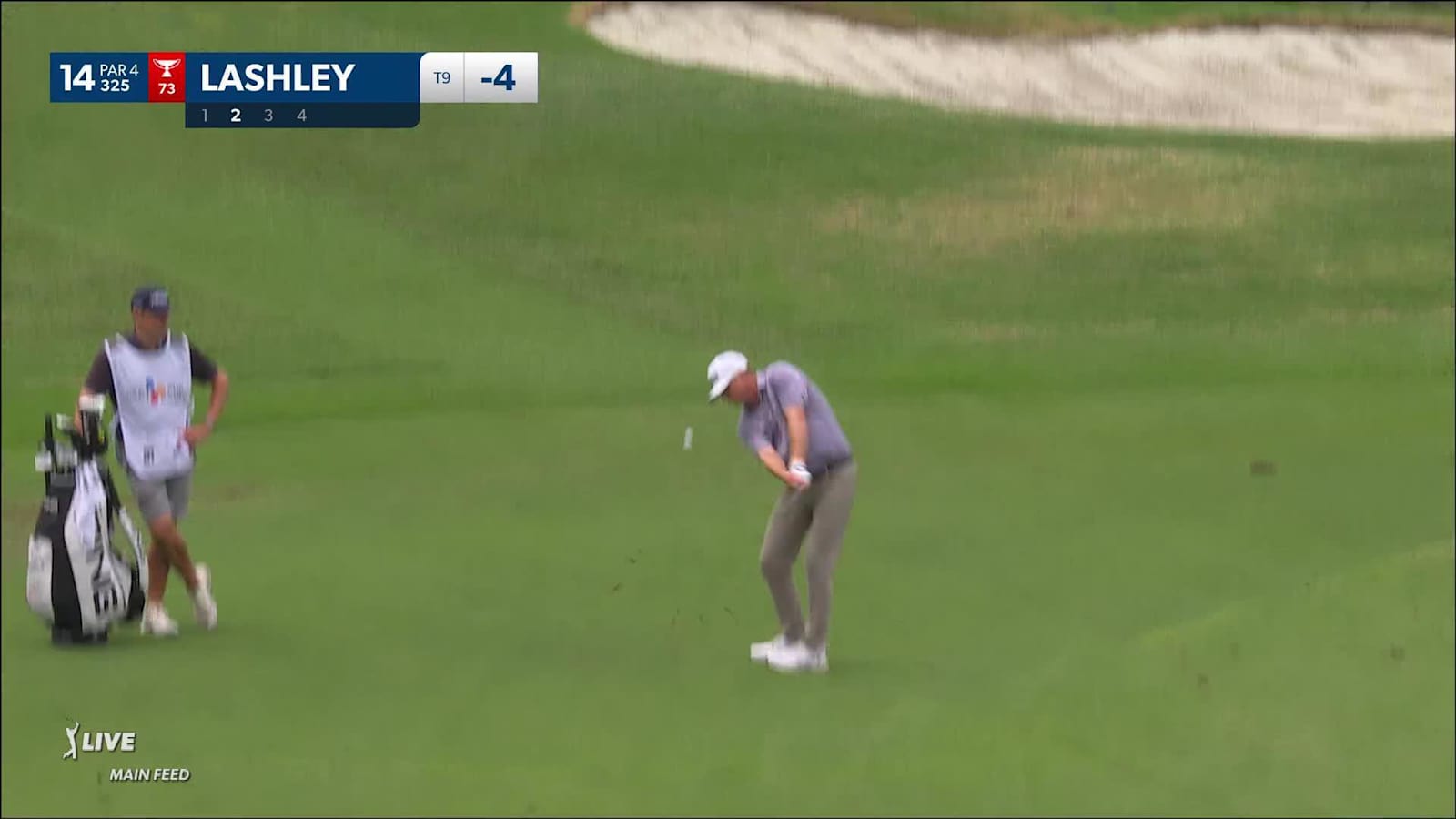 Nate Lashley nearly holes out eagle from 59 yards at CJ CUP Byron Nelson
