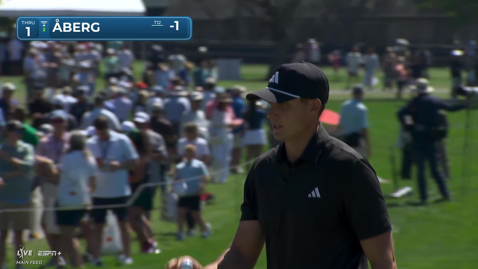 Ludvig Åberg sinks 9-footer for opening birdie at Arnold Palmer Invitational