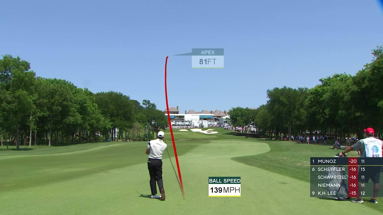 Charl Schwartzel makes birdie on No. 12 at AT&T Byron Nelson