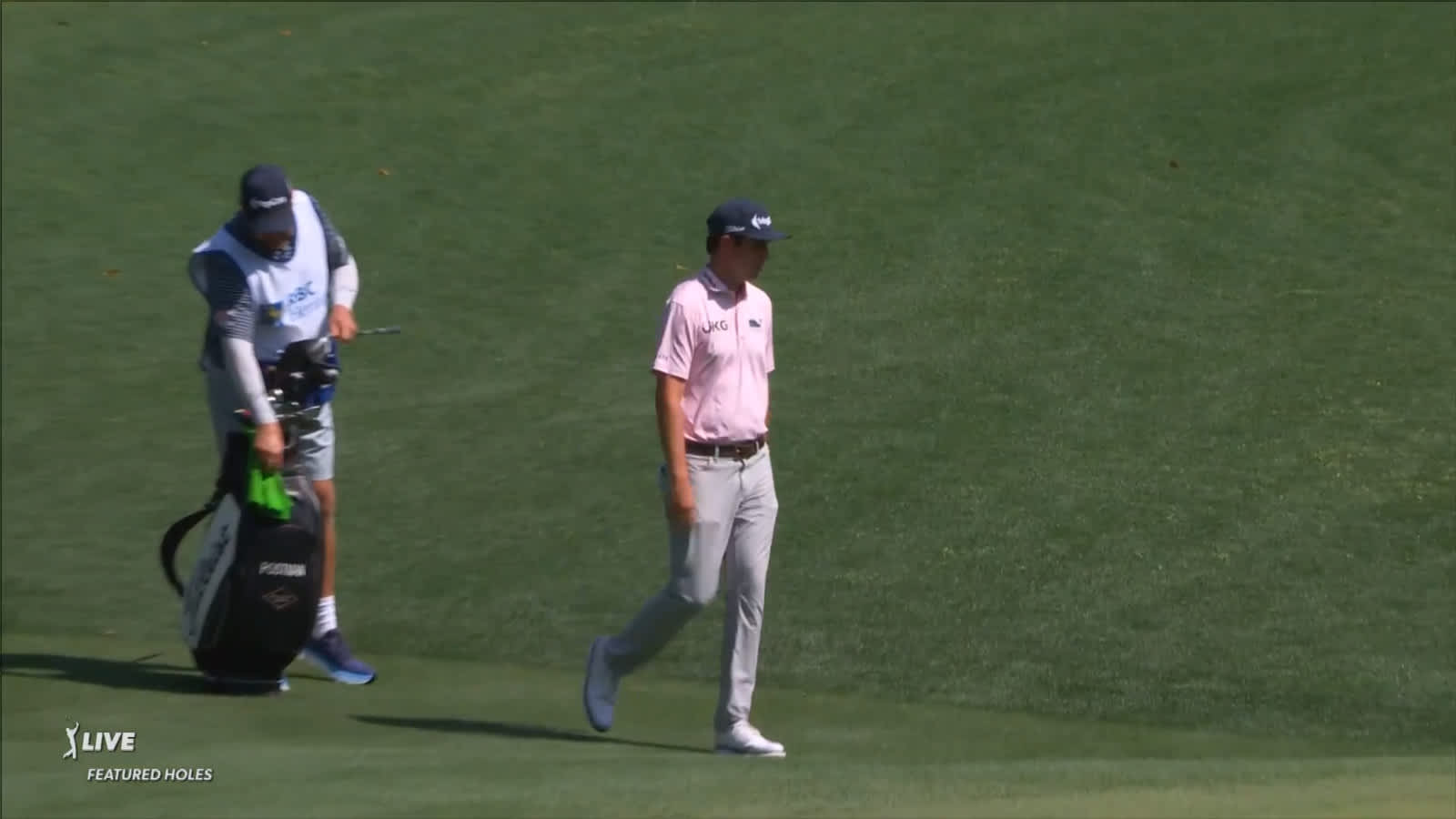 J.T. Poston holes 66-foot chip shot from just off the green at RBC Heritage