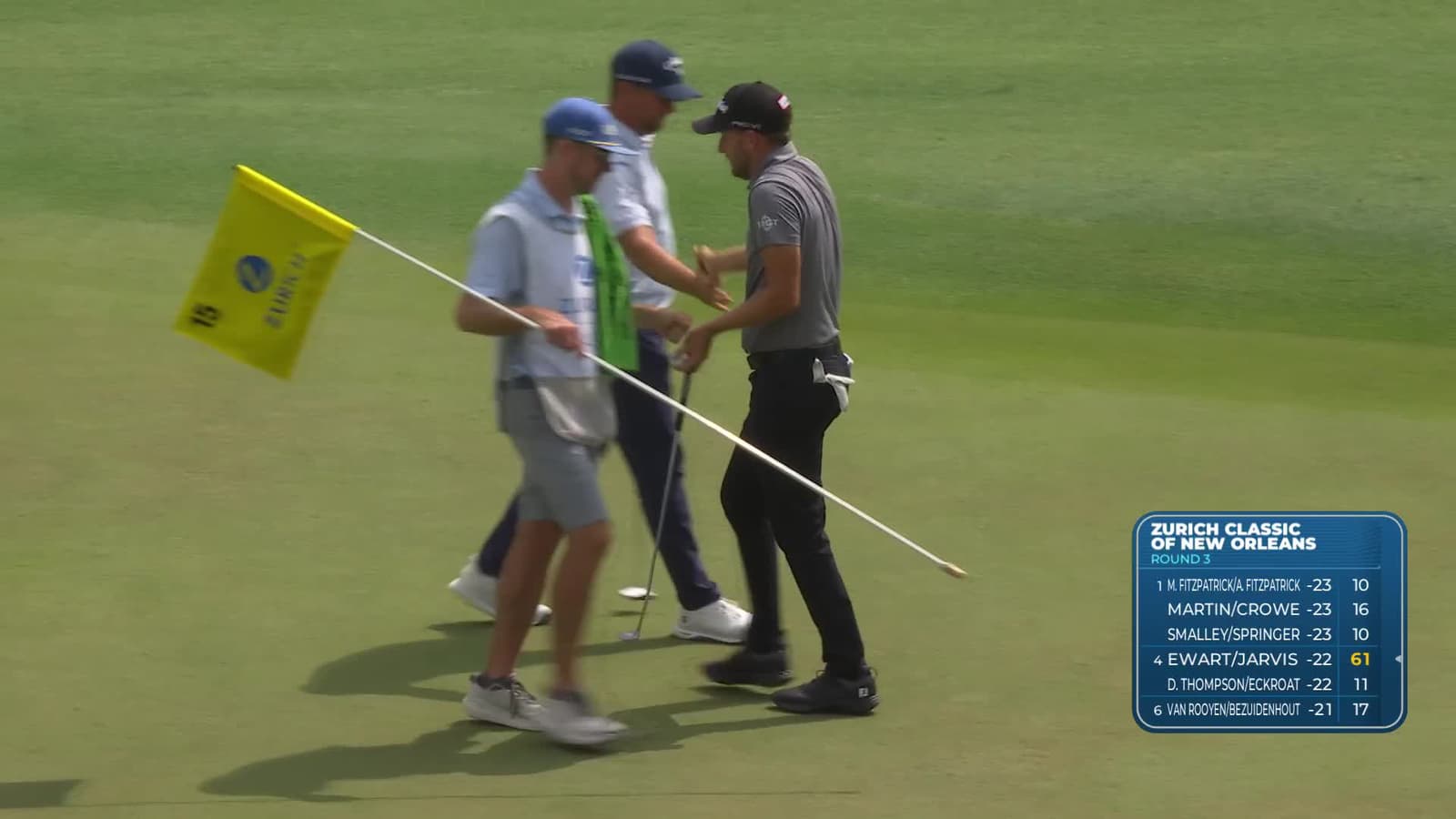 Garnett/Hodges makes birdie on No. 15 at Zurich Classic