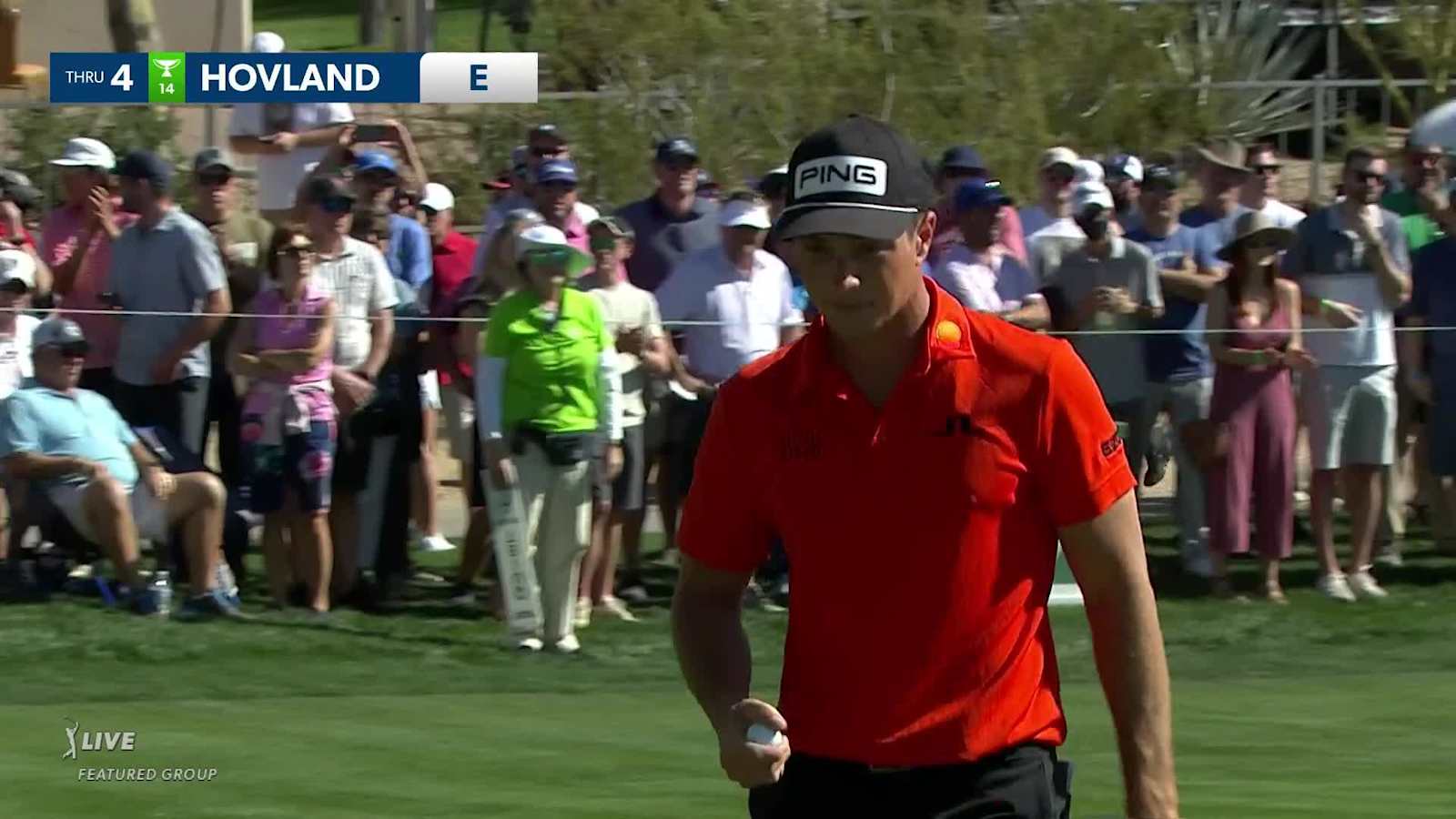 Viktor Hovland aims at flag and birdies at WM Phoenix Open