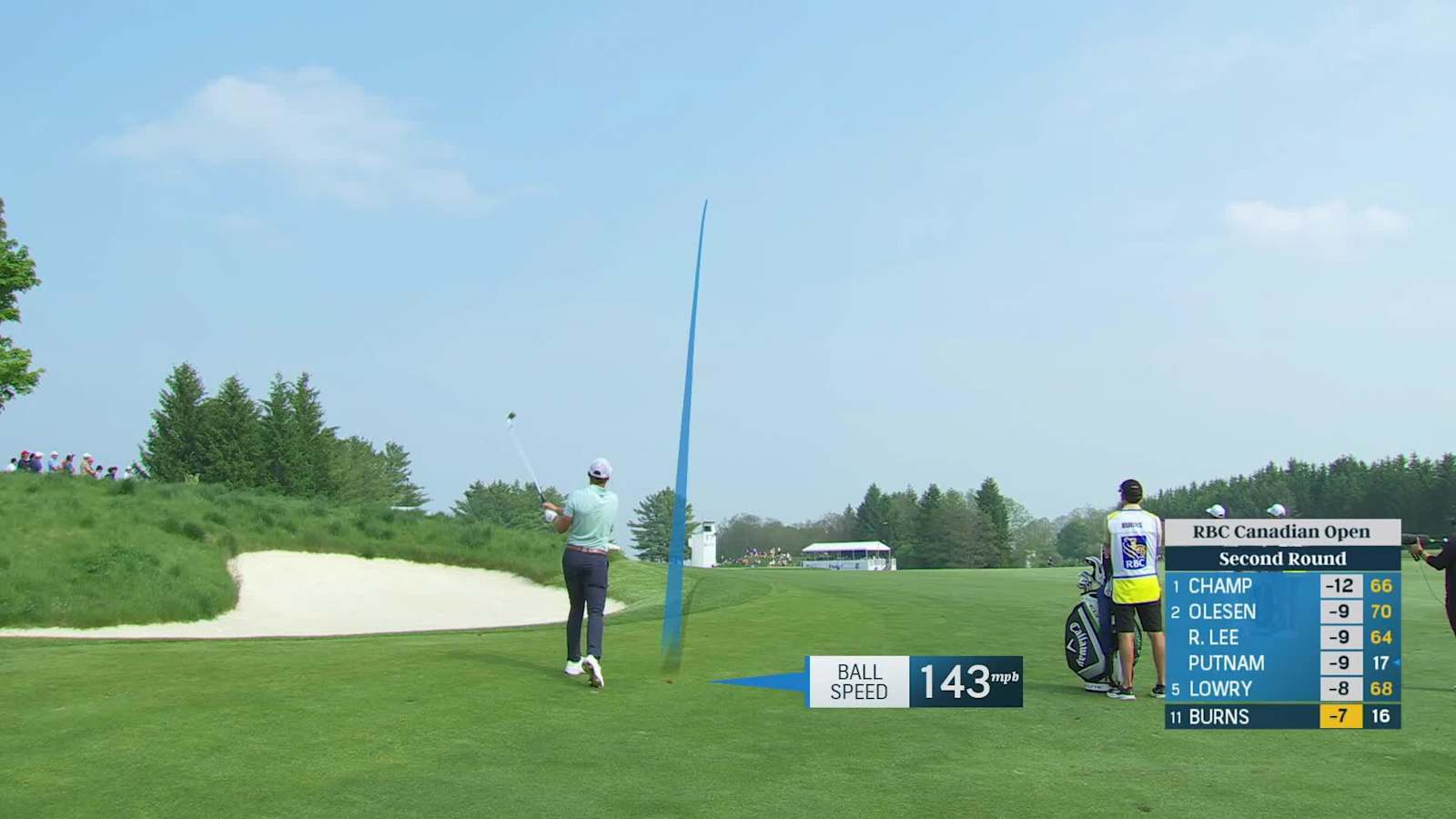Sam Burns makes birdie on No. 17 at RBC Canadian