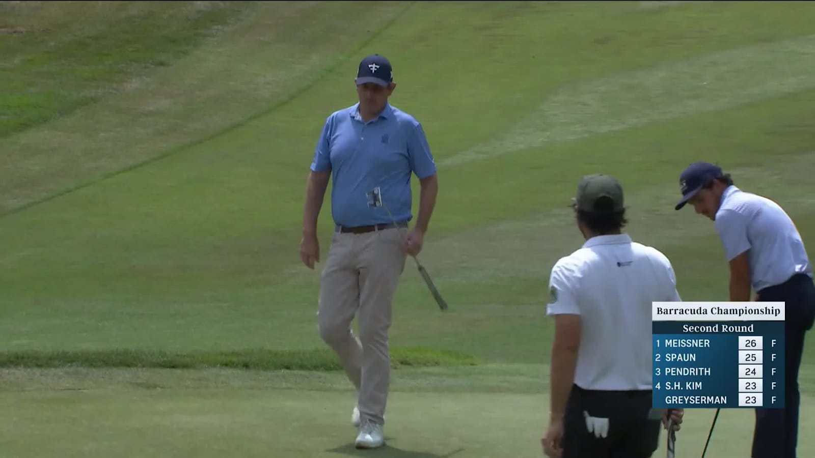 Henrik Norlander rolls in 28-footer to birdie from fringe at Barracuda