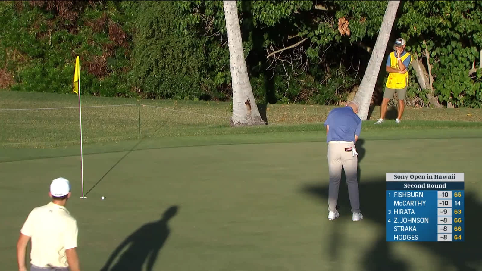 Harry Hall rattles in birdie putt at Sony Open