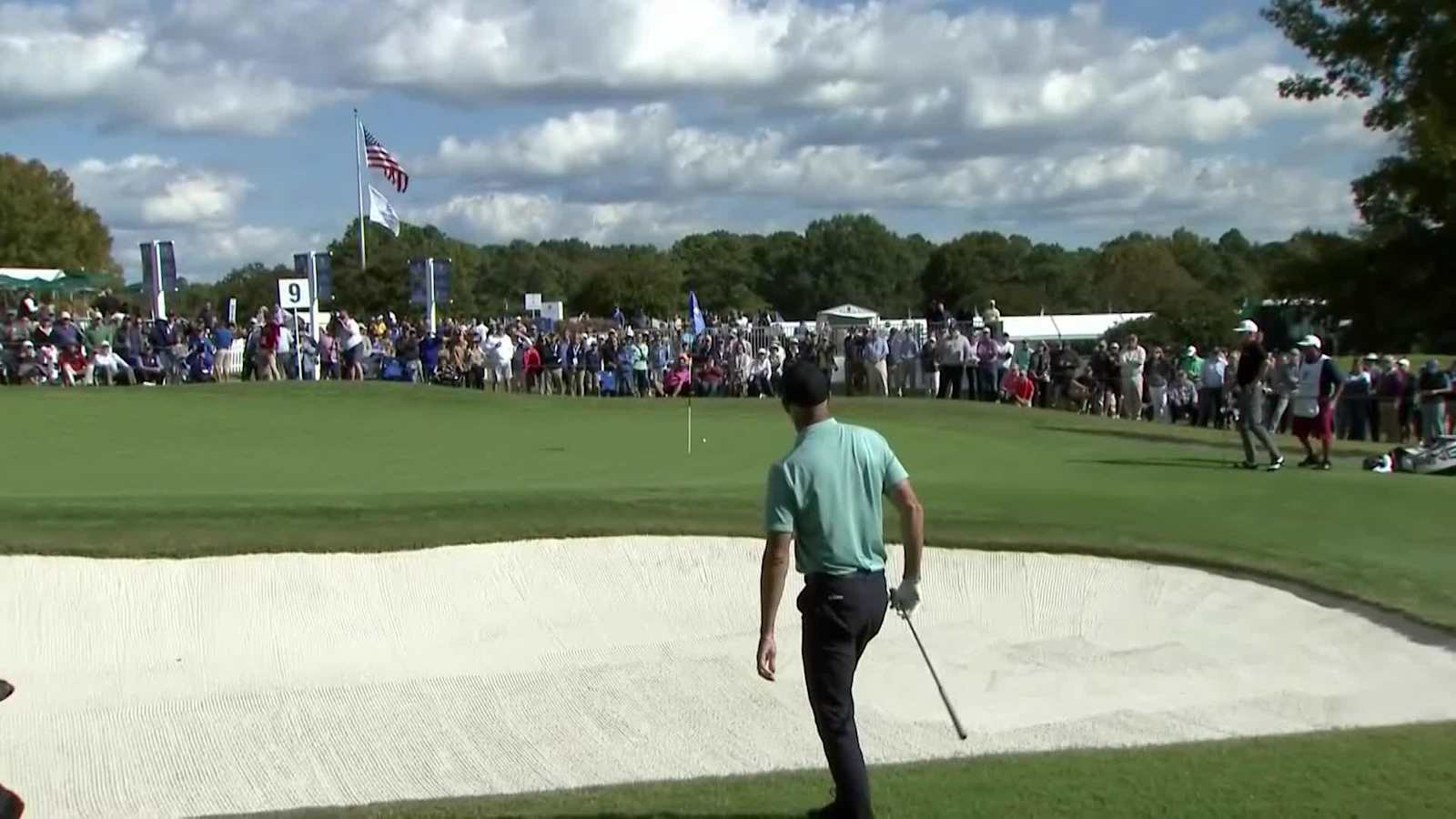 Richard Green's nice flop shot leads to birdie at Dominion