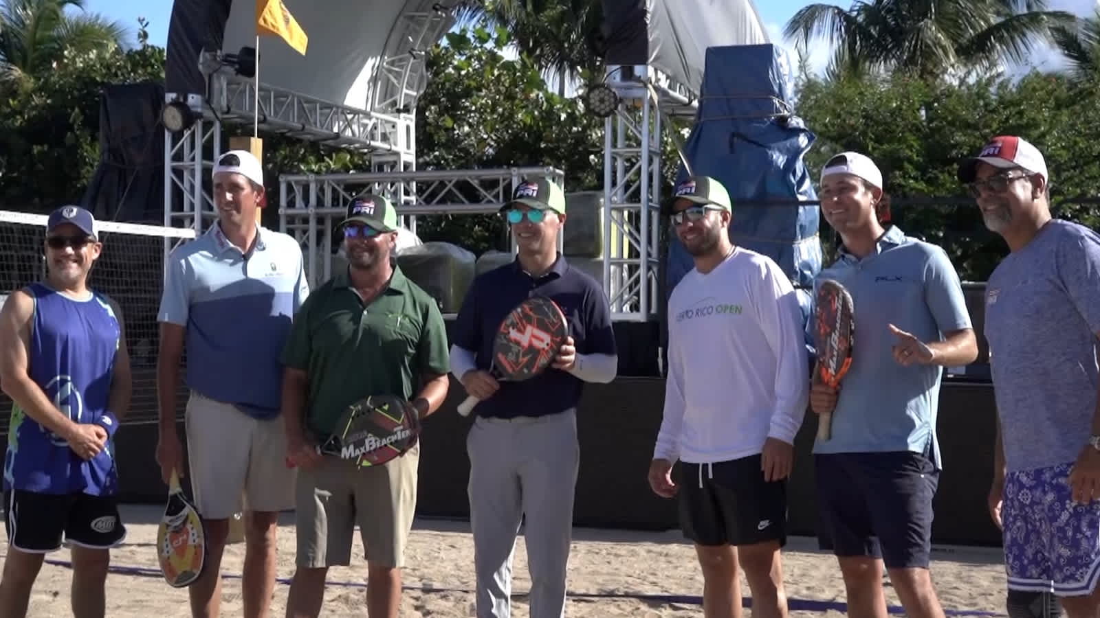 NBA’s J.J. Barea enjoys beach tennis with pros in Puerto Rico