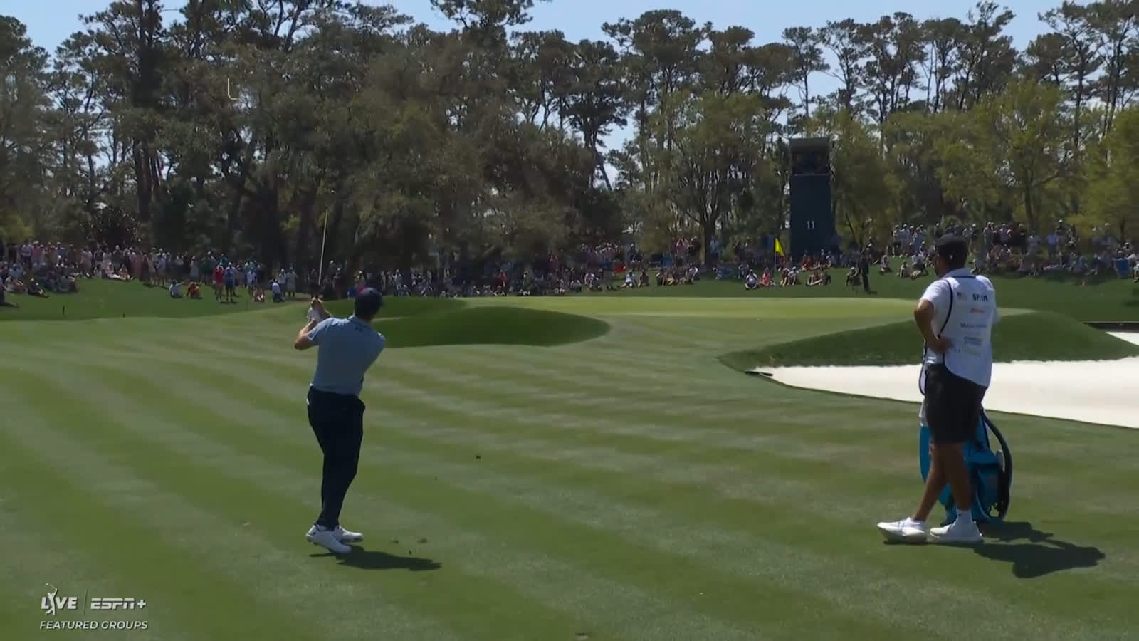 Jordan Spieth sticks wedge close and birdies at THE PLAYERS