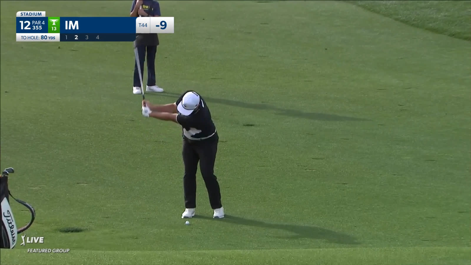 Sungjae Im gets third-straight birdie on No. 12 at The American Express