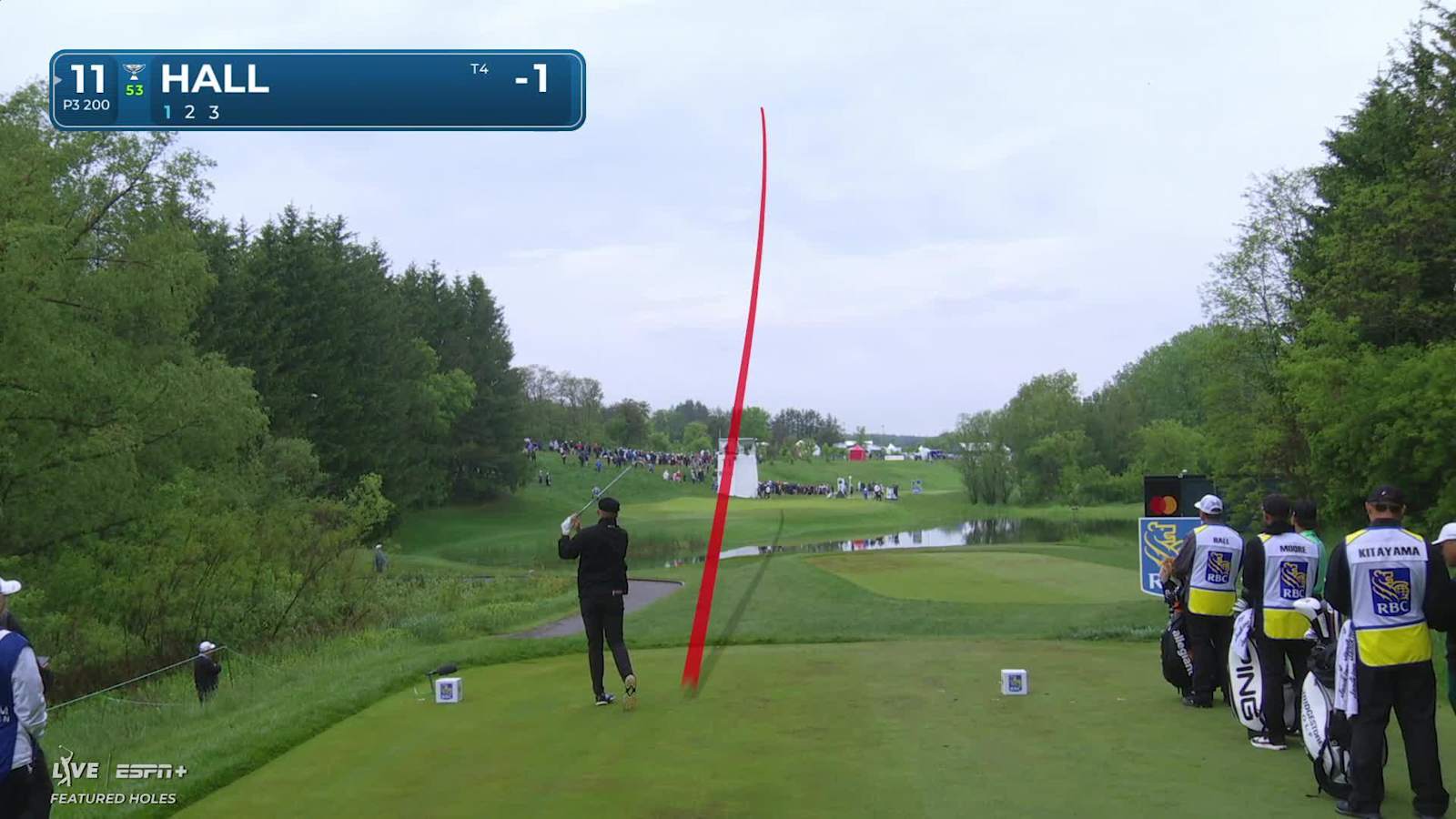 Harry Hall makes birdie on No. 11 at RBC Canadian