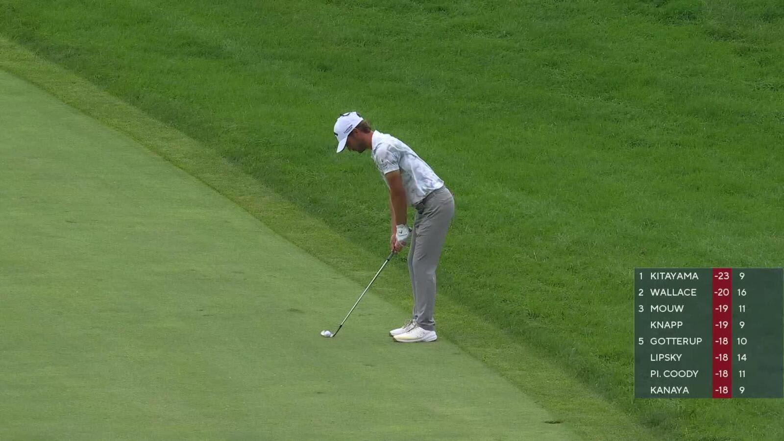 Noah Goodwin makes birdie on No. 12 at 3M Open