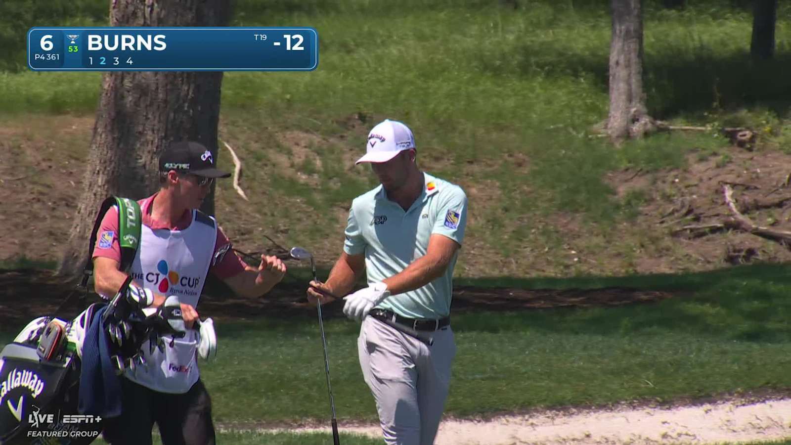 Sam Burns makes birdie on No. 6 at THE CJ CUP