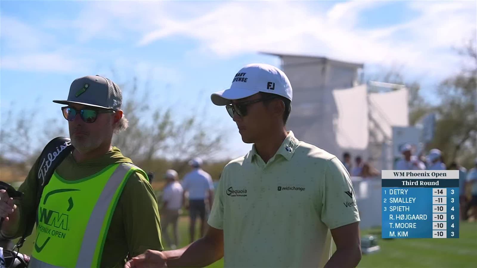 Michael Kim dials in tee shot and birdies at WM Phoenix Open