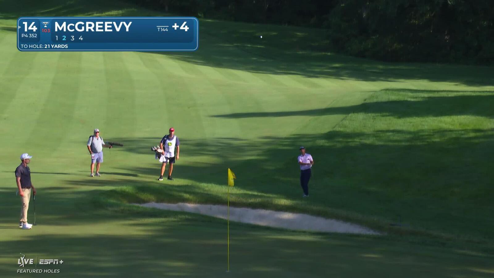 Max McGreevy makes birdie on No. 14 at John Deere