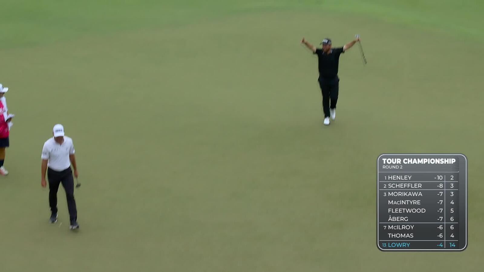 Shane Lowry sinks impossible 97-foot birdie, longest putt in Playoffs history at TOUR Championship