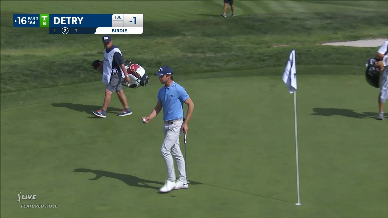 Thomas Detry nearly aces No. 16 with tee shot to 13-inches at Genesis