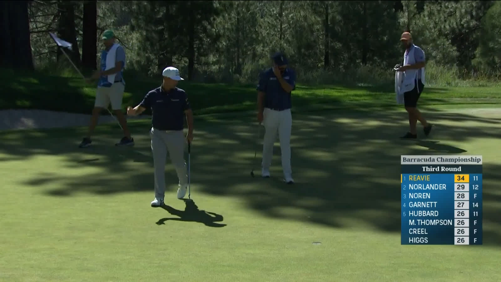 Chez Reavie makes birdie on No. 12 at Barracuda