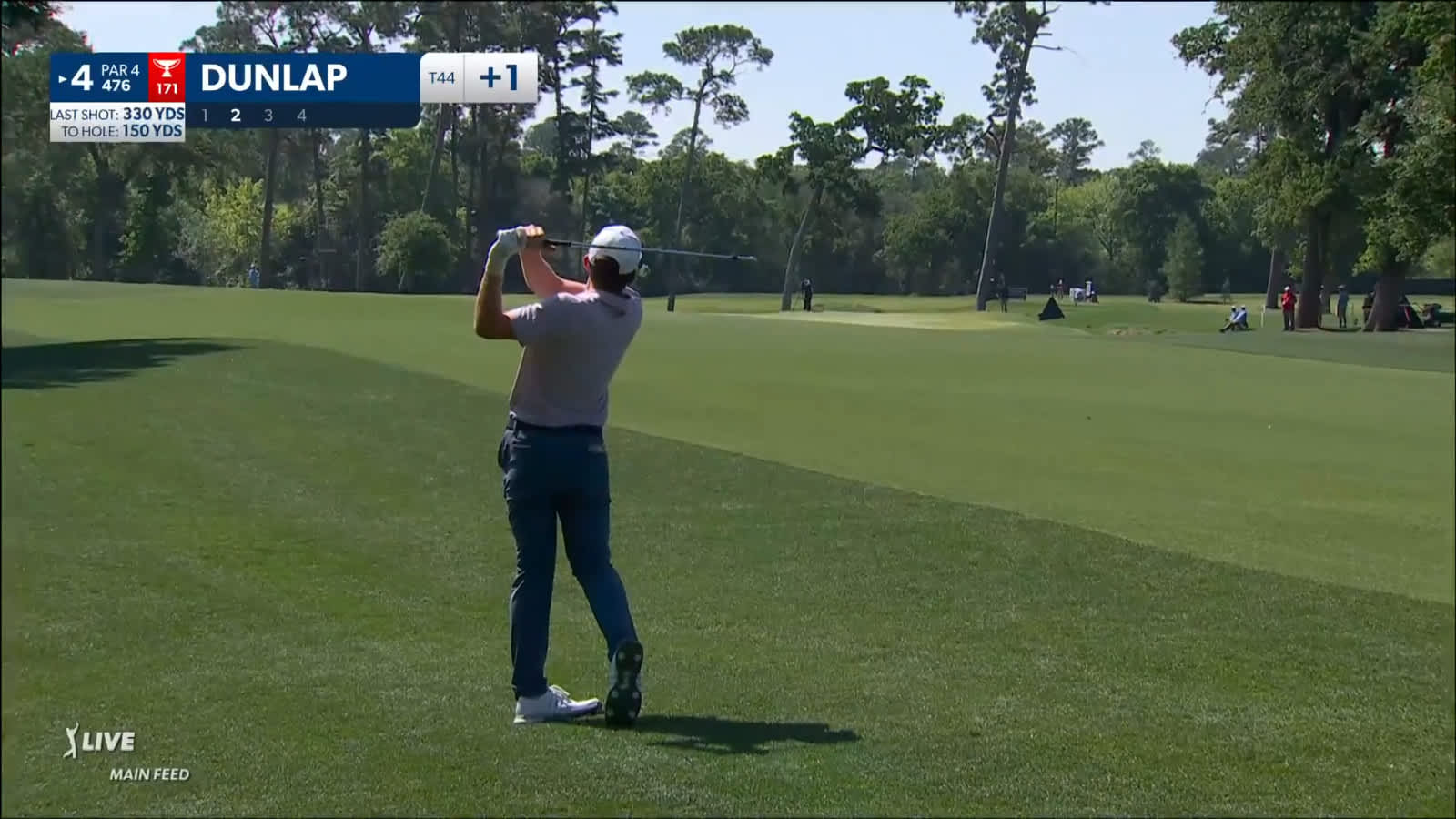 Nick Dunlap attacks flagstick to set up birdie at Houston Open
