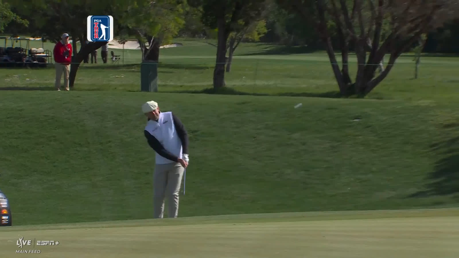 Harry Hall gets up-and-down for birdie at Valero