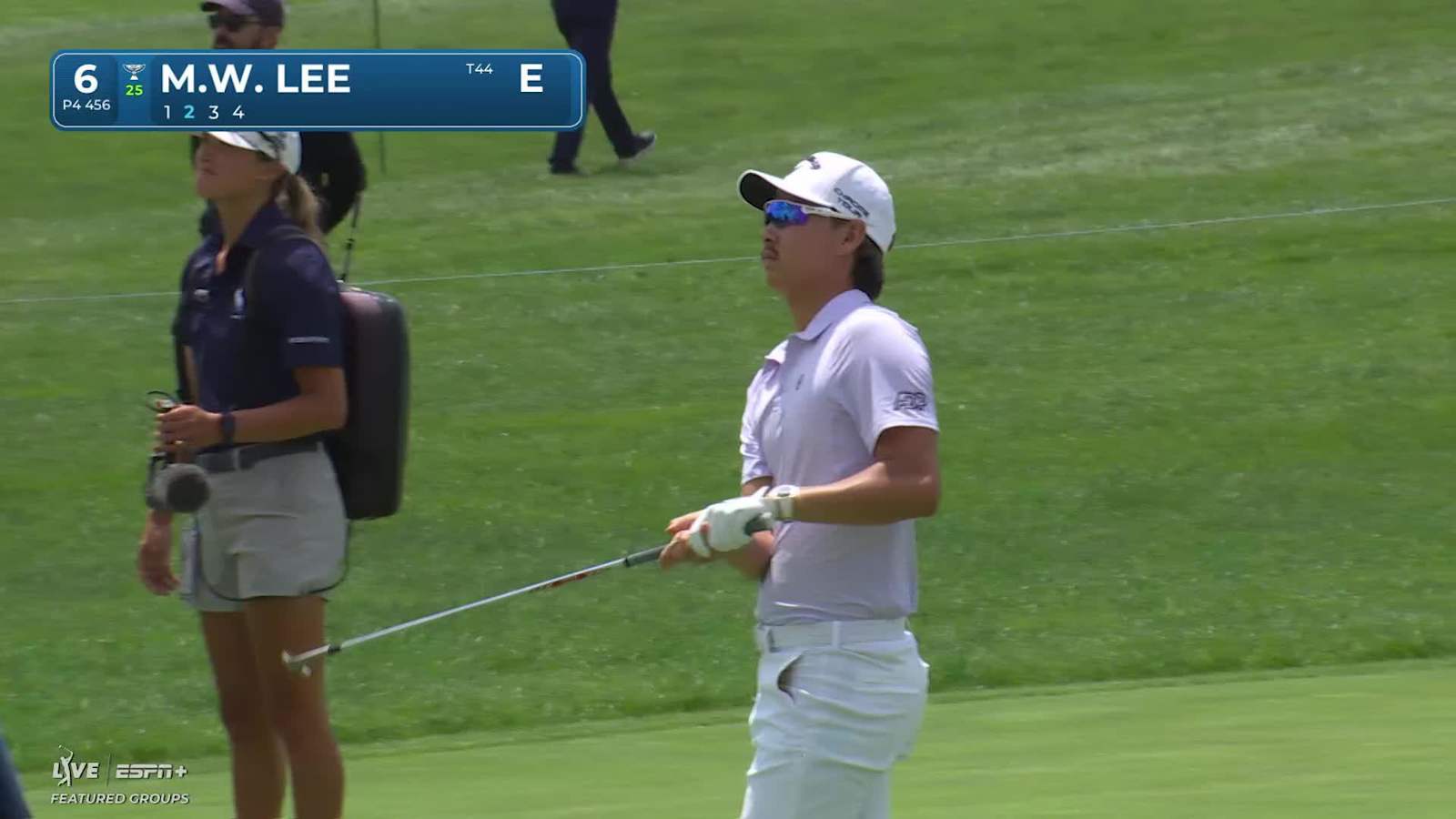 Min Woo Lee makes birdie on No. 6 at Truist Championship