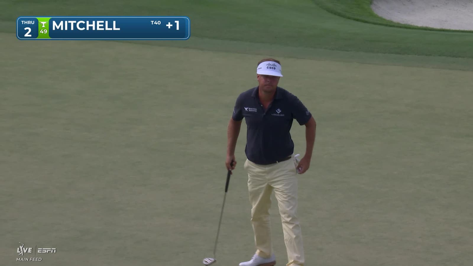 Keith Mitchell hits 186-yard drive to 6 feet, sets up birdie on No. 2 at Arnold Palmer