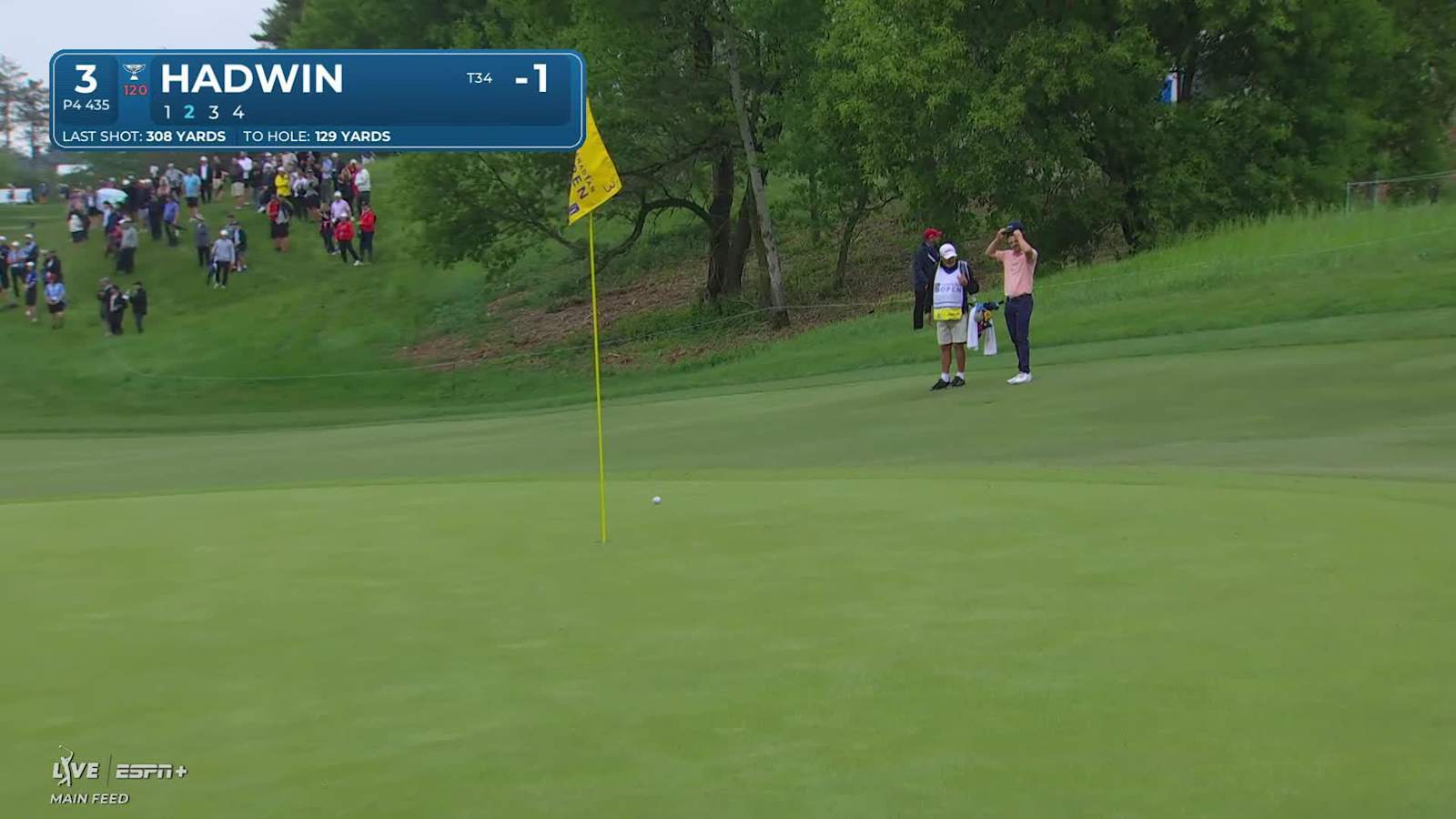 Adam Hadwin makes birdie on No. 3 at RBC Canadian