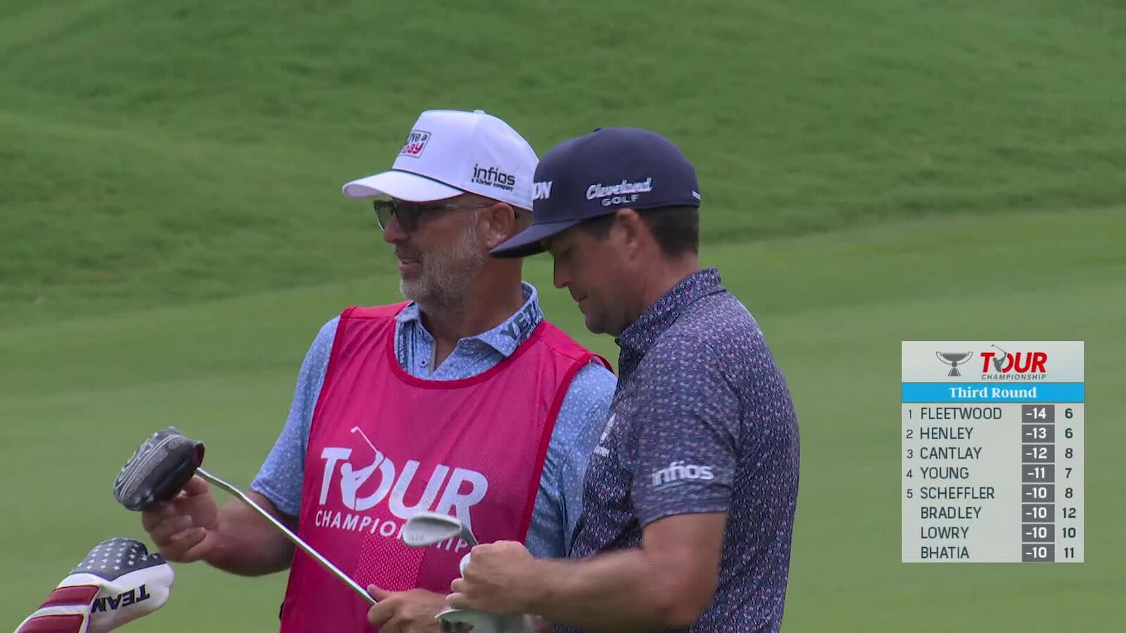 Keegan Bradley continues to climb leaderboard third birdie at TOUR Championship