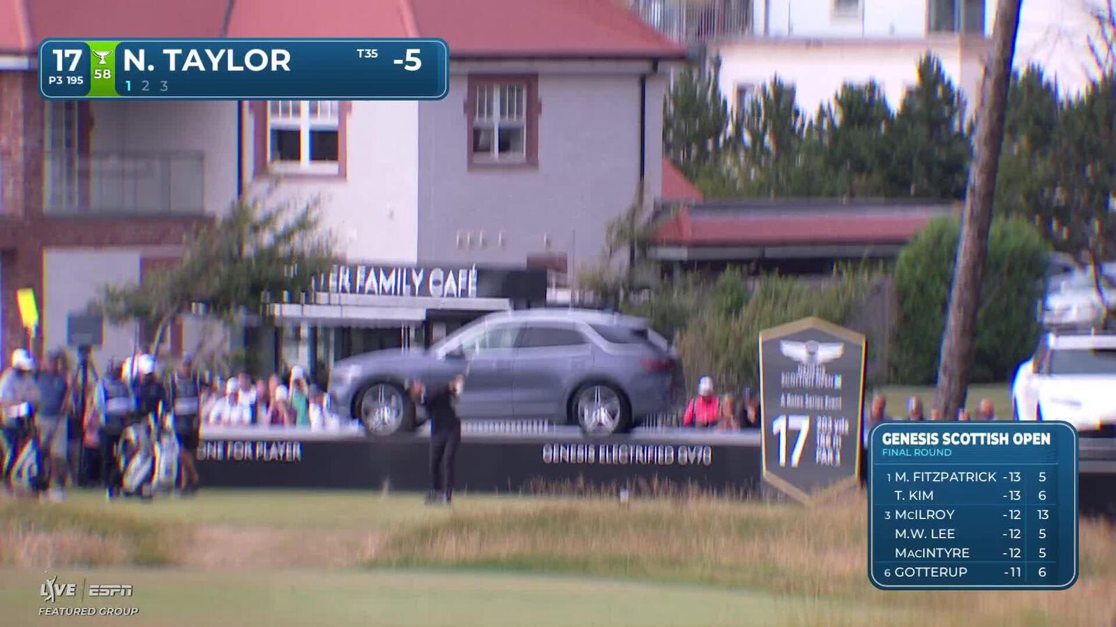Nick Taylor nearly aces No. 17, makes birdie at Genesis Scottish Open