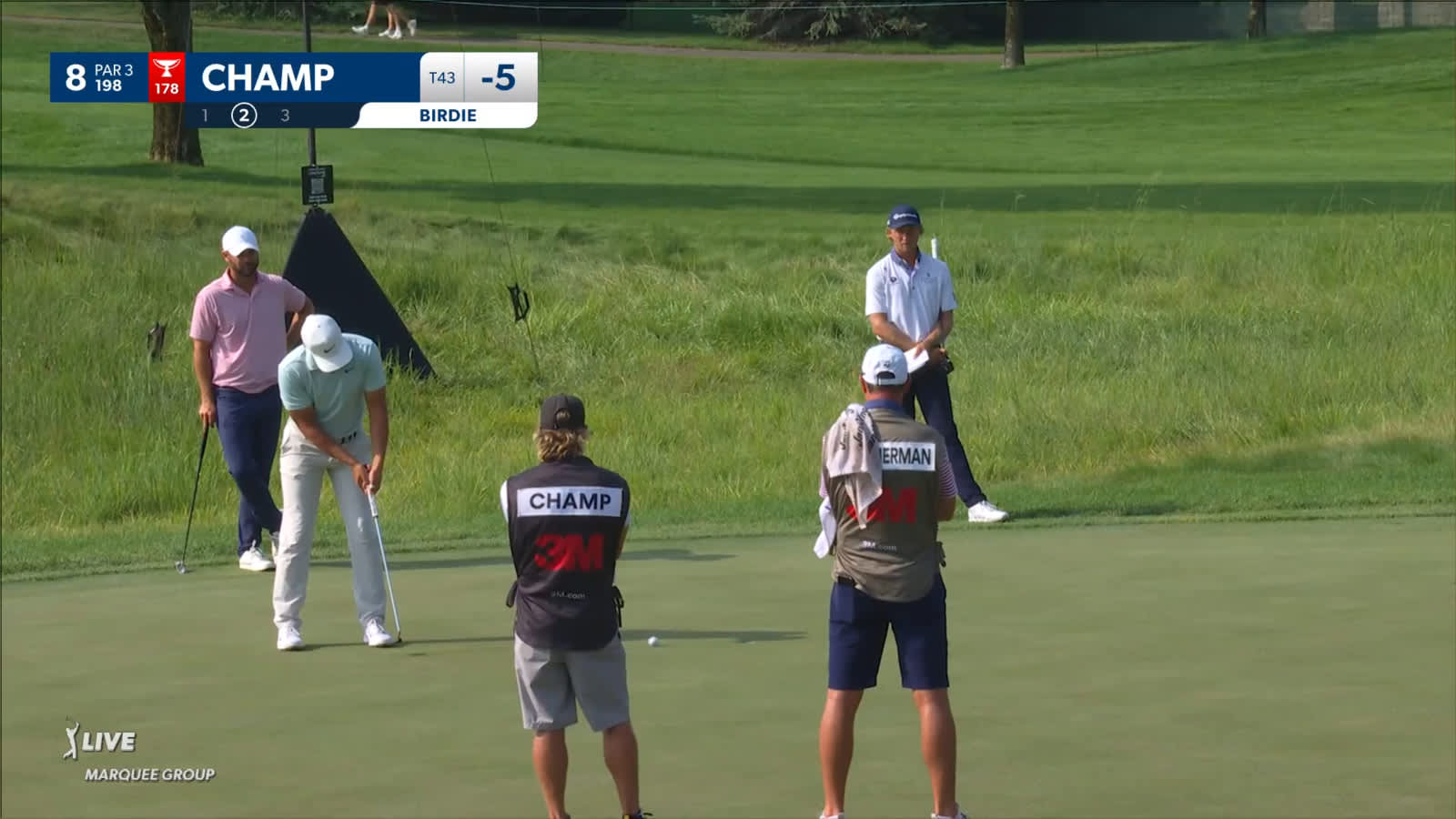 Cameron Champ cards six-foot birdie putt at 3M Open