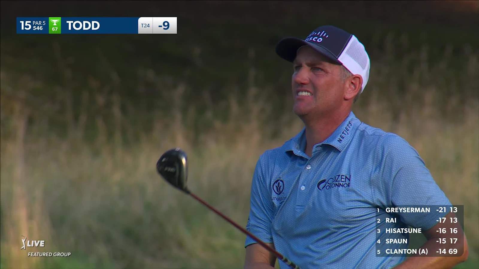 Brendon Todd makes birdie on No. 15 at Wyndham
