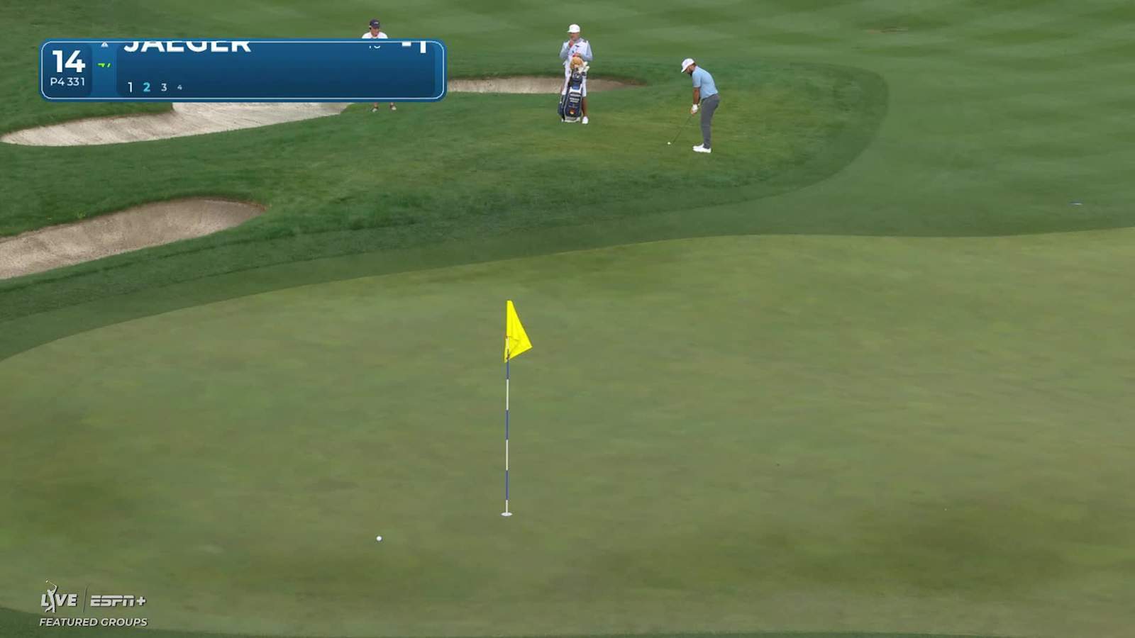 Stephan Jaeger makes birdie on No. 14 at THE CJ CUP