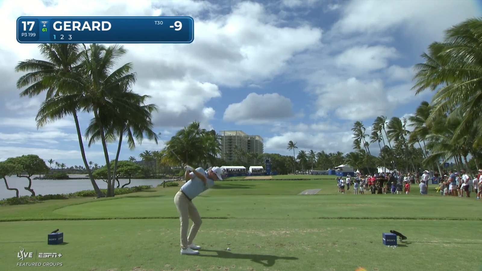 Ryan Gerard hits beautiful tee shot and birdies at Sony Open