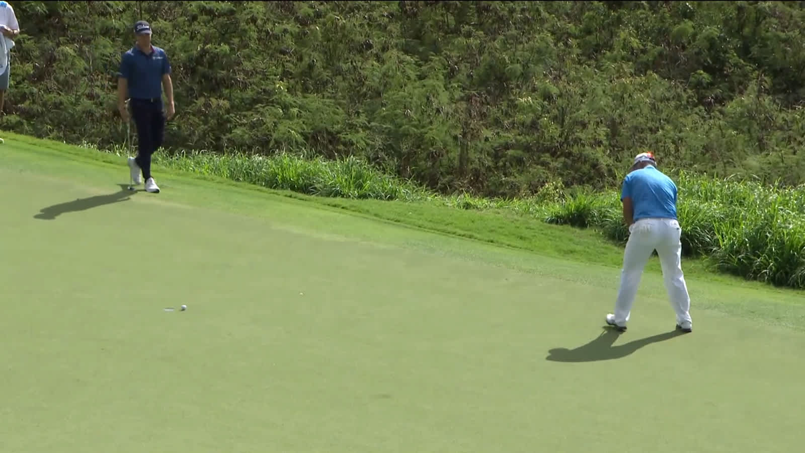 Hideki Matsuyama drains birdie putt at The Sentry