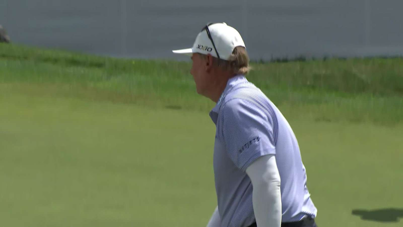 Ernie Els makes birdie on No. 18 at DICK'S Open