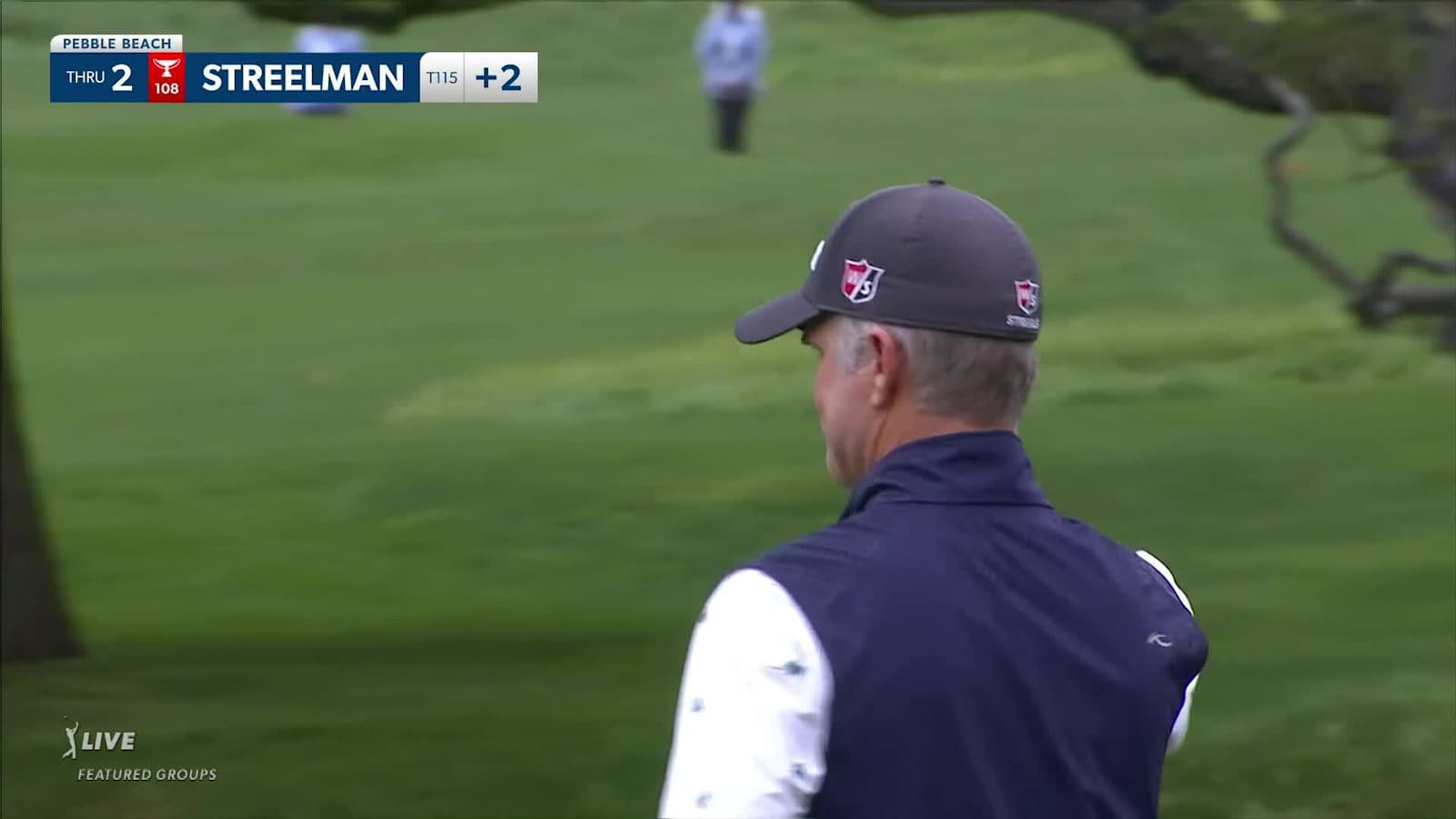 Kevin Streelman makes birdie on No. 2 at AT&T Pebble Beach