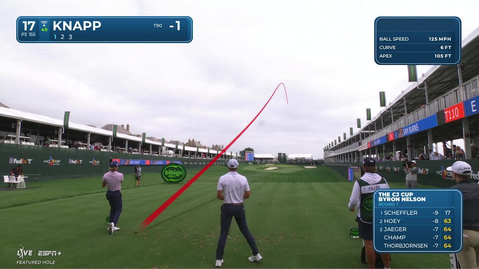 Jake Knapp makes birdie on No. 17 at THE CJ CUP