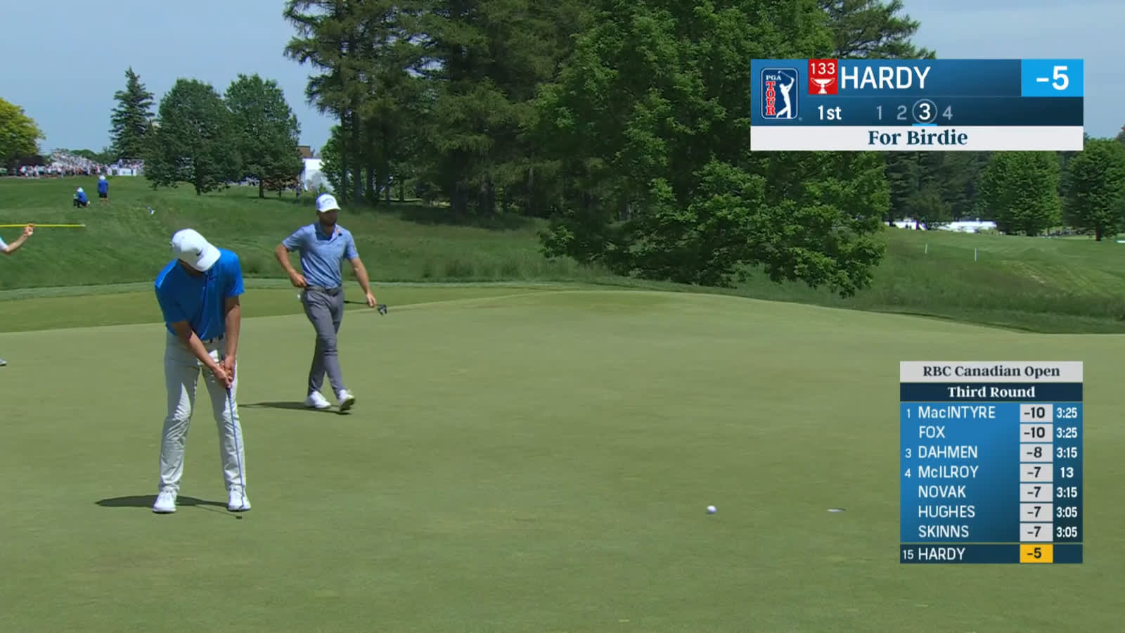 Nick Hardy drips in 11-footer for birdie at RBC Canadian