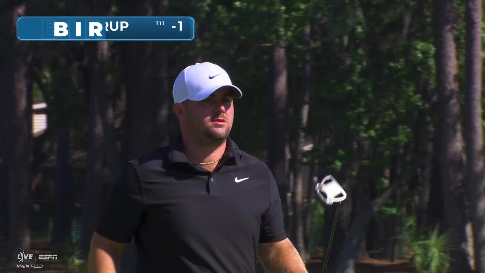 Chris Gotterup makes birdie on No. 2 at RBC Heritage