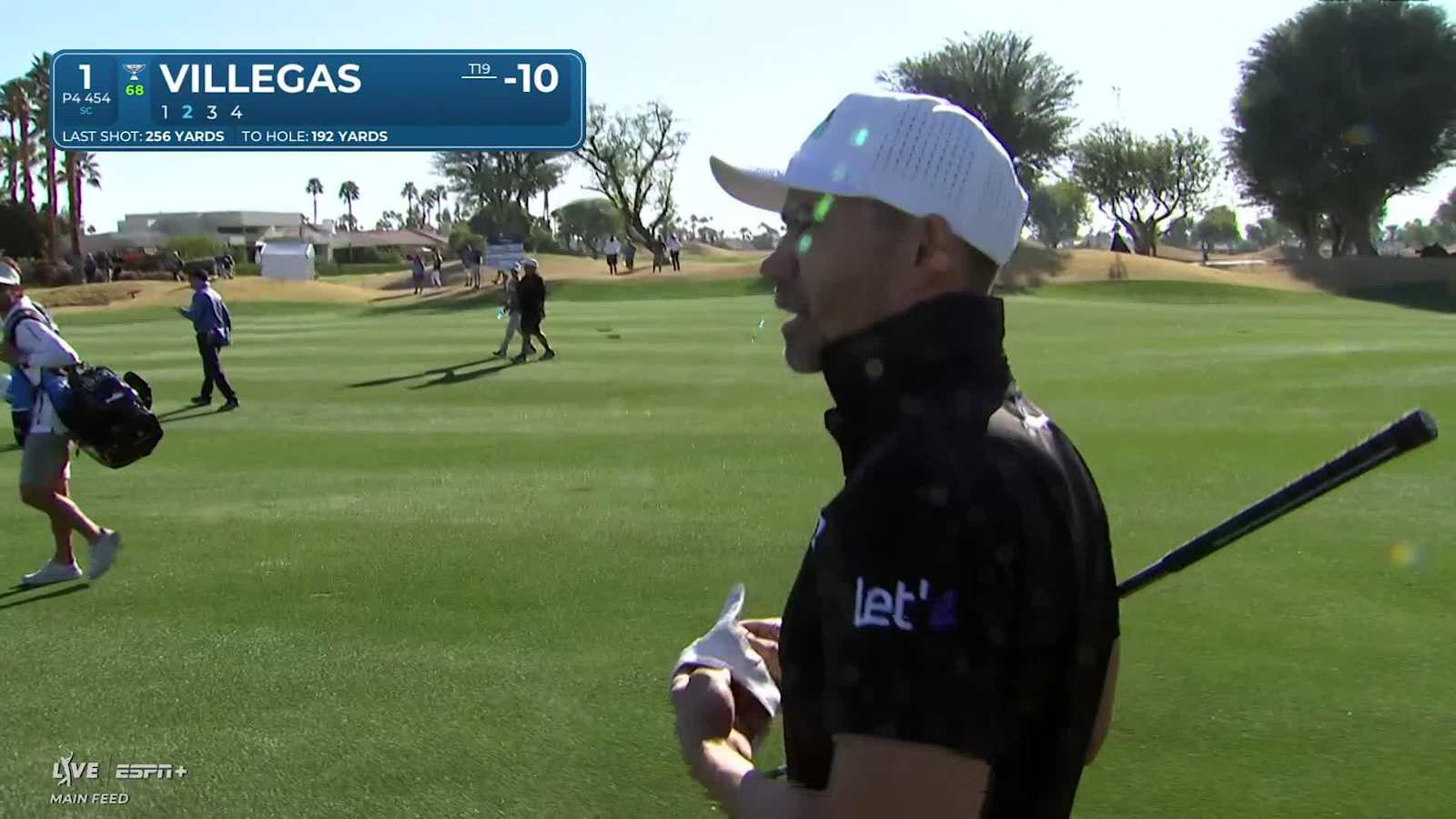 Camilo Villegas' well-executed second from rough yields birdie at The American Express