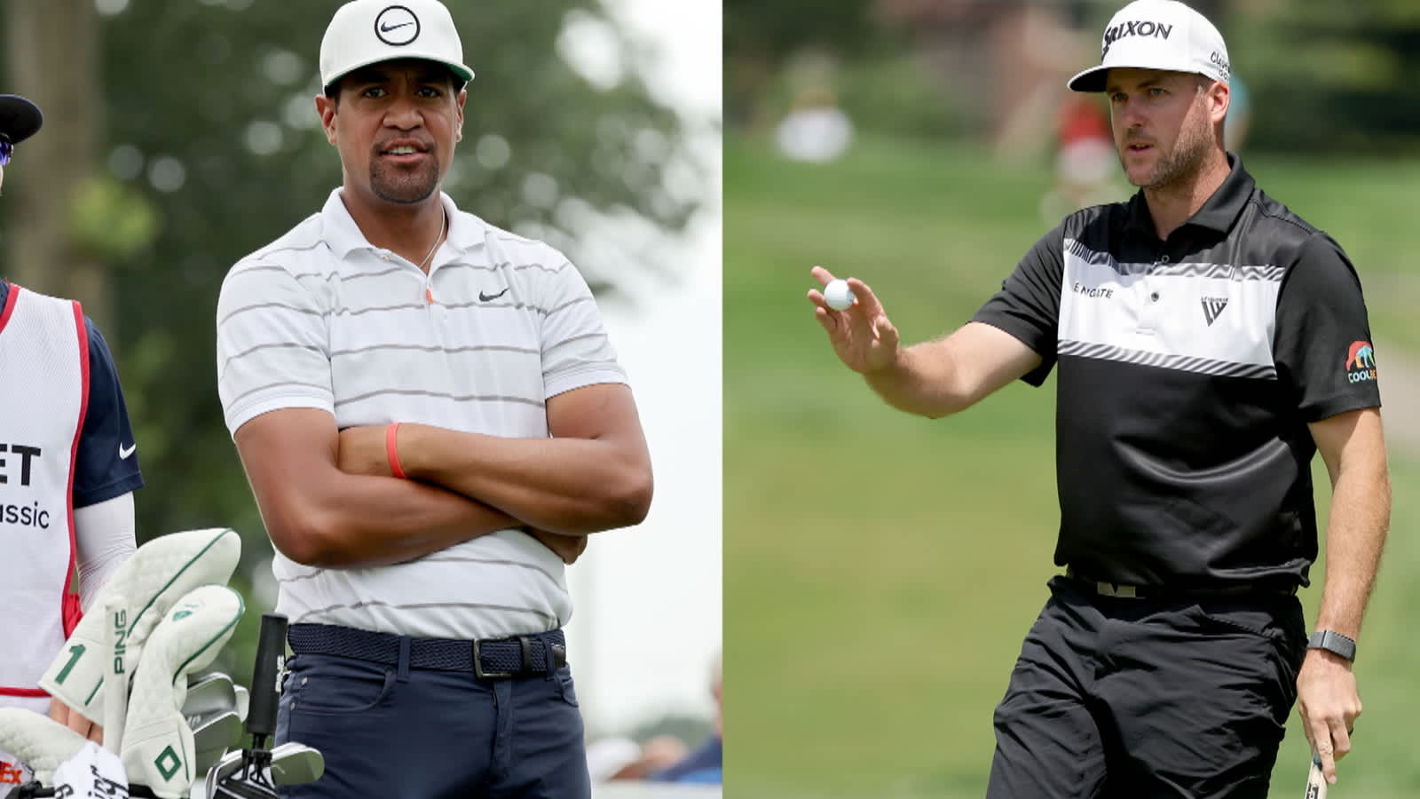 Tony Finau and Taylor Pendrith are tied after round 1 at Rocket Mortgage