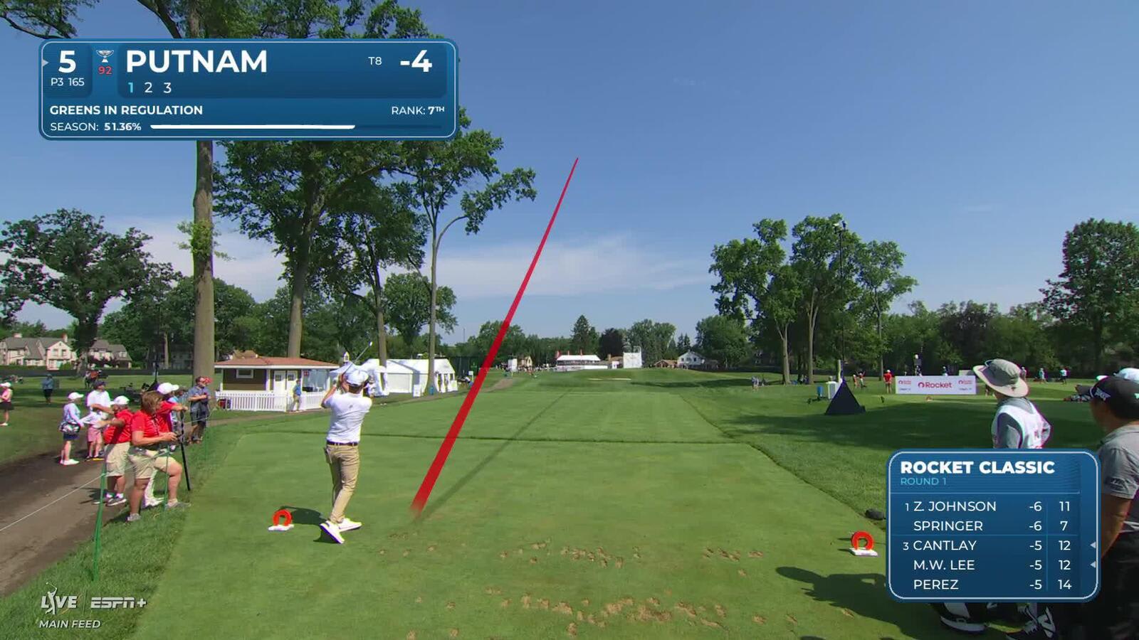 Andrew Putnam makes birdie on No. 5 at Rocket Classic